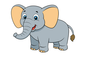 Fototapeta premium cartoon elephant cartoon