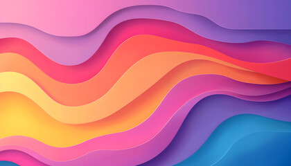 Obraz premium Colorful wallpaper with smooth color transitions