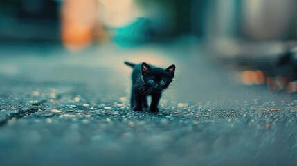 cat in the park