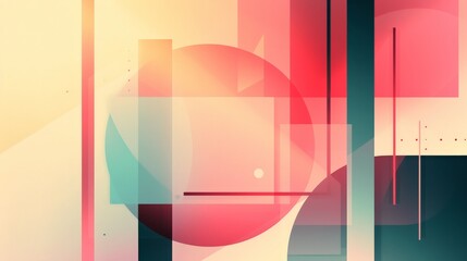 Vibrant Gradient Wave Abstract Background with Copy Space, Deep Depth of Field