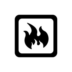 flame concept line icon. Simple element illustration.flame concept outline symbol design.