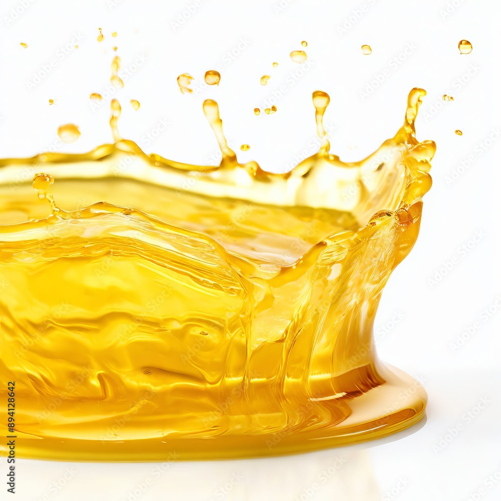Poster a burst of melted butter smooth and buttery in consistency close