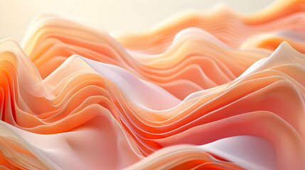 Obraz premium Abstract Peachy Waves Background