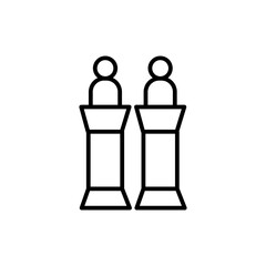 debate line icon