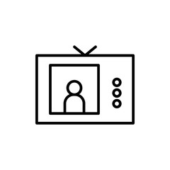 tv show line icon