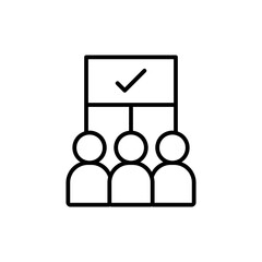 voters line icon