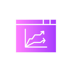 graph gradient icon
