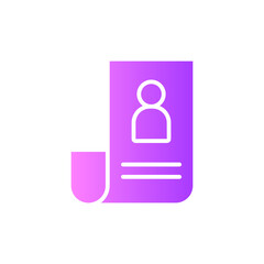 newspaper gradient icon