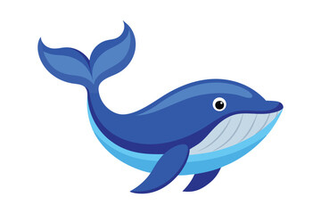 Fototapeta premium blue-whale-image-vector