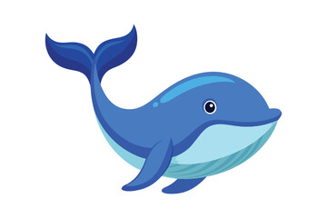 Fototapeta premium blue-whale-image-vector