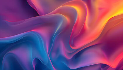 Obraz premium Colorful wallpaper with smooth color transitions