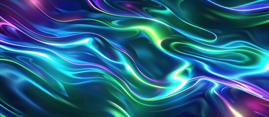 Fototapeta premium Abstract Liquid Neon Lights