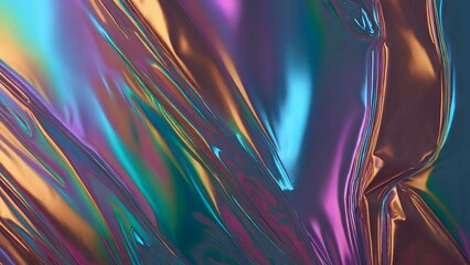 Metallic holographic background