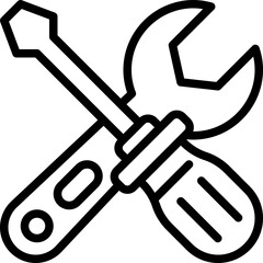 screwdriver and wrench