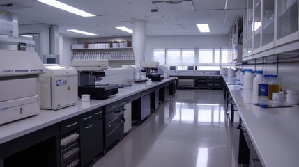 Modern High-Tech Laboratory with Advanced Equipment