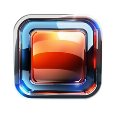 3D Touchscreen, on isolated transparent background