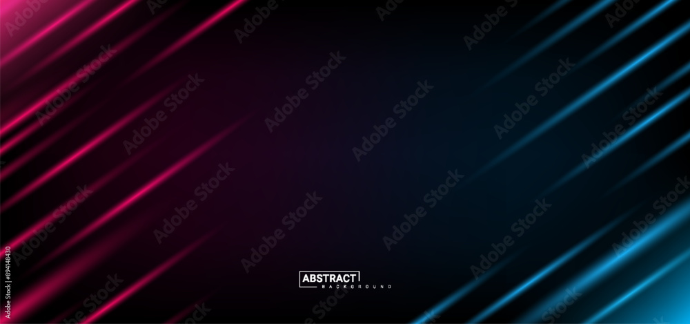 Poster abstract line background with rays effect stripes in colorful light color