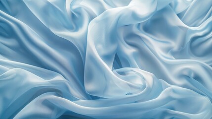 Obraz premium Abstract Blue Silk Fabric Texture