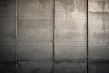 Fototapeta premium Close-up of concrete wall with natural texture seamless grey surface