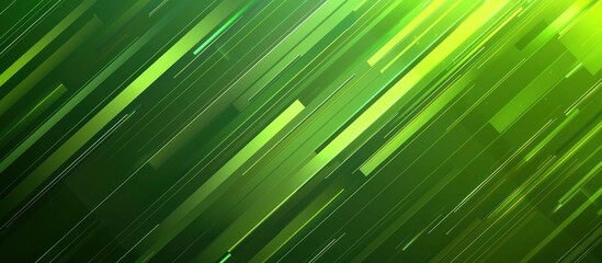 Obraz premium Abstract Green Lines Background