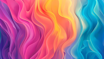 Obraz premium Colorful wallpaper with smooth color transitions
