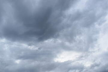 Obraz premium blue sky and white cloud background, cloudy in rainny season