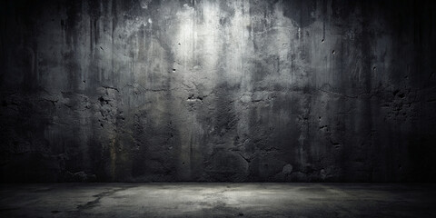 Eerie Dark Concrete Cement Texture Background