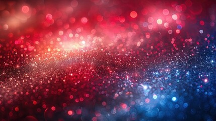 Glittering Patriotic Background for Voting, Memorial, Labor Day, and Election with Red, White, and Blue Sparkles