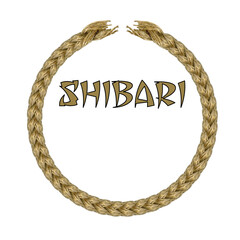 Rope, Shibari, Kinbaku restraint roleplay fetish graphic 