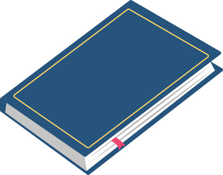 recommend clip art: Educational Books Illustration on White Background. Vector Clipart with Cartoon Design.