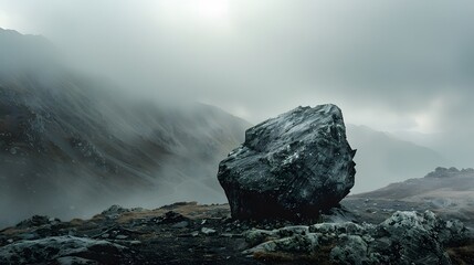 Rock in the mountains. 