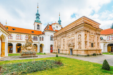 Prague Loreta catholic church in Prague, Czech Republic (Kostel Narozeni Pane or Prazska Loreta)