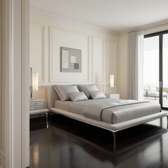 modern living room with sofa