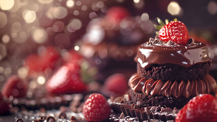 A delectable chocolate-based dessert.