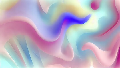 Abstract Pastel Background with Wavy Lines and Gradient Colors.