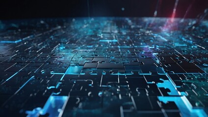 IT technology background that portrays the resilience of digital systems in the face of challenges and disruptions
