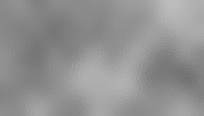 Silver foil background, gray platinum metallic texture. Silver gradient background. Foil paper, glitter effect. Chrome metal gray pattern. Gradation noise texture