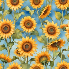 Obraz premium Floral Fantasy Weaves Textile Harmony