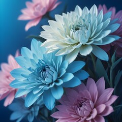 Fototapeta premium Floral Fantasy Weaves Textile Harmony