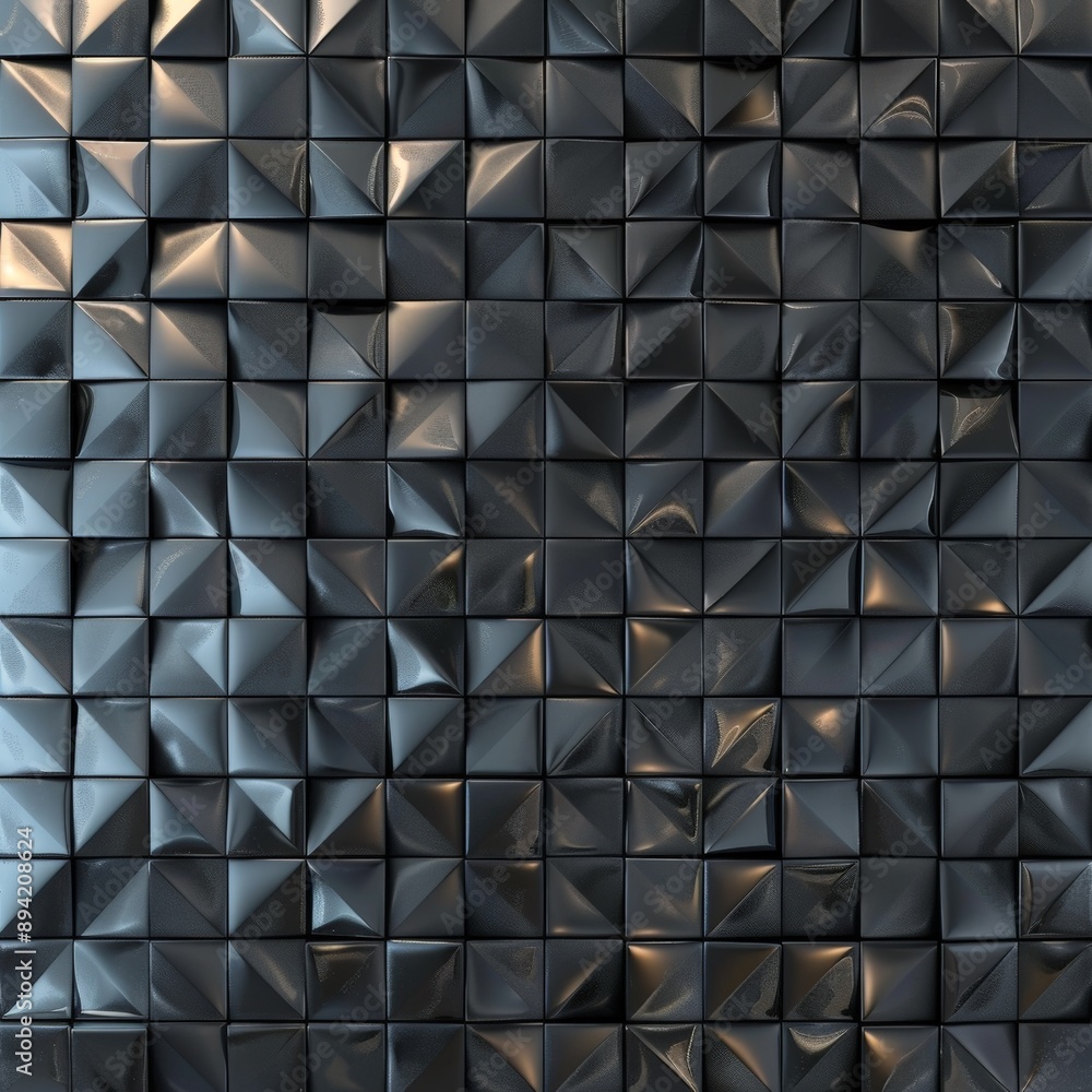 Poster abstract background modern tile wall 3d rendering