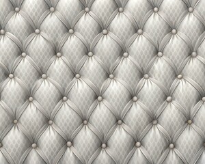 Soft, puffy, diamond-tufted upholstery texture on transparent background, ideal for overlay, with subtle quilting and bump map details, perfect for Sofa or headboard designs.