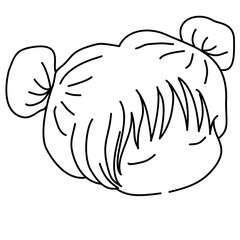 illustration of a sketch of an apple