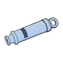whistle vector illustration