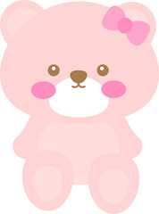 cute bear  illustration