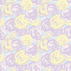 Pastels Abstract Brush Strokes Seamless Pattern Design