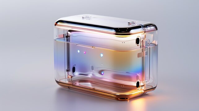 Innovative packaging for foldable smartphones, ensuring protection and ease of use. , Minimalism,