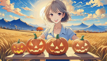 豊作のハロウィーン