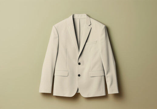 Apparel Flatlay Suit Mockup With Generative AI
