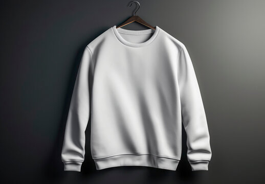 Apparel Hanging Jumper Mockup With Generative AI
