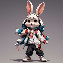 Cute Hip Hop Bunny